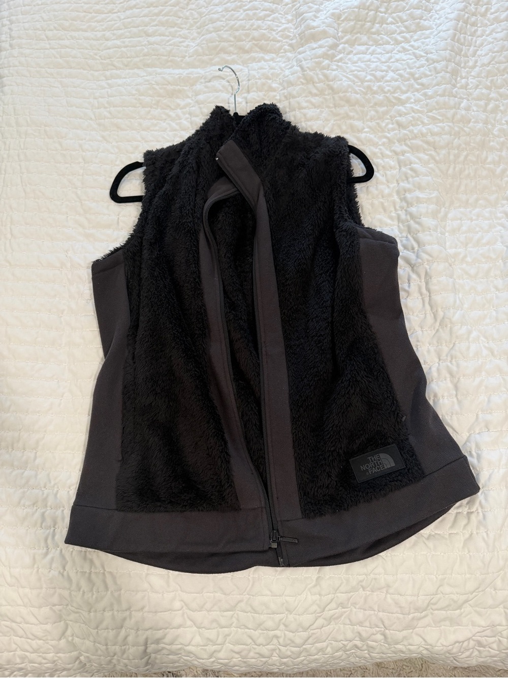 The North Face Black Sherpa Fleece Vest